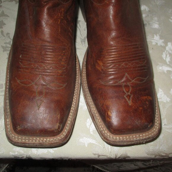 JUSTIN MENS 13” embroidered square toe cowboy boot main image 6